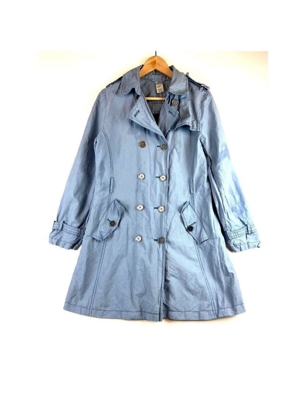 Olsen Europe Women's Blue Peacoat Jacket Size 6 / Small